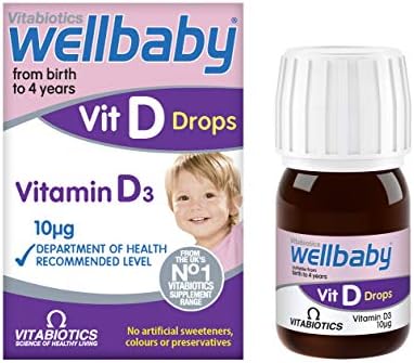 أمازون كوم فيتابيوتيكس ويل بيبي فيتامين د قطرات 30 مل للعناية الشخصية الصحية