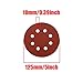 ZXUEZHENG 30pcs 5 Inch Discs Pads 8 Holes Abrasive Sanding Discs Sanding Paper 800/1000/1200/1500/2000 Grit Sandpapers