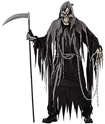Mr Grim Reaper Halloween Fancy Dress Costume