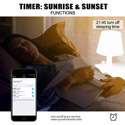 MagicLight Smart WiFi Light Bulb, No Hub Required, Dimmable Multicolor A19 E26 7W (60w Equivalent) Smart Bulb, Compatible with Alexa Google Home Siri IFTTT (3 Pack)