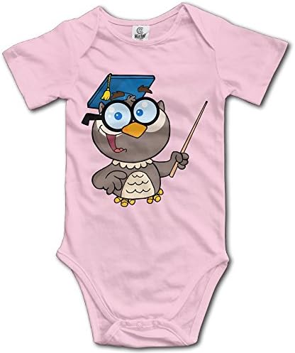 Elnory Owl Baby Lovely Jumpsuit Romper Climbing Clothes Pink 12 Months