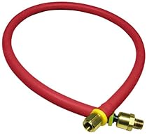 Amflo 25L-24BD Red 300 PSI Rubber Lead-in Air Hose 1/4