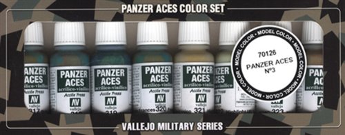 Vallejo Panzer Aces No #3 Paint Set, 17ml