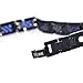JFUME Magnetic Bracelet for Men Black Bracelet Jewellery with Blue Carbon Fiber Link Removal Tool 8.5