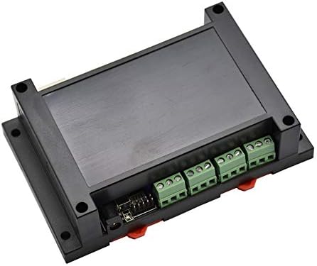 GailMontan Ethernet TCP/IP RJ45 Port Remote Controller Board 8 Channels Relay Integrated - Black