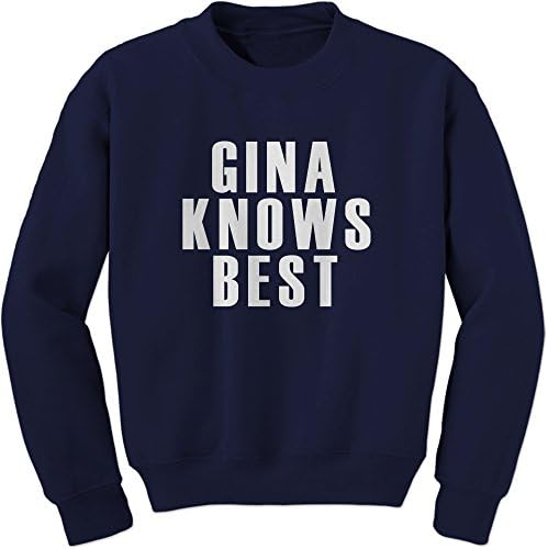 FerociTees Gina Knows Best Brooklyn 99 Funny Crewneck Sweatshirt