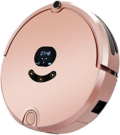 Robotic Vacuum Cleaner with Mop, Self-Charging Strong Suction Floor Cleaning Robot for Pet Hair and Allergens, Anti-Bump Sensor and Drop-Sensing Technology, Designed for Hard Floor and Thin Carpet