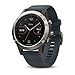 Garmin Fenix 5 Training Watch Silver with Granite Blue Band (Renewed)
