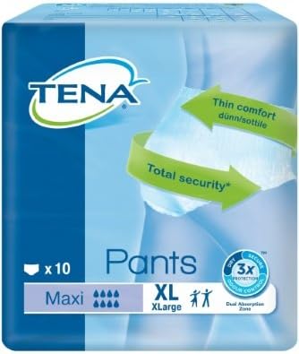 Tena ProSkin Pants Maxi, Incontinence Underwear, X-Large, 4 Packs of 10 (40 Count), White, XL (Pack of 40) - Image 5