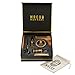 Deluxe Beard Grooming Trimming and Maintenance Kit for Men - Beard Oil, Balm, Comb, Brush, Mustache Scissors Trimmer, Shaping Tool, Argan Oil - Luxuri