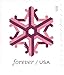 USPS Geometric Snowflakes Forever Stamps, Book of 20