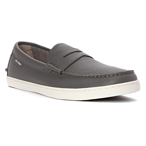 Cole haan men s pinch leather weekender loafer, grey le…