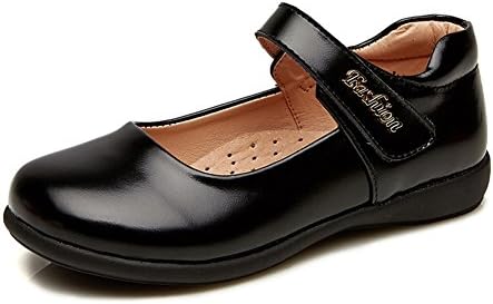 Chiximaxu Maxu Leather Mary Jane Flat Girl Casual Shoes(Toddler/Little Kid/Big Kid)