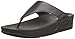 FitFlop Women's Lulu Thong Sandal,Black,9 M US