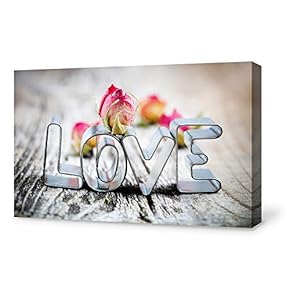 Canvas Wall Art for Living Room,Bedroom Home Artwork Paintings Happy Valentine