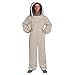 New Professional Medium Cotton Full Body Beekeeping Bee Keeping Suit, with Veil Hood By Aspectek