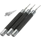 BABAN 3pcs 0.7/0.8/0.9mm Watch Link Pin Remover Pusher Punch Band Bracelet Repair Tool