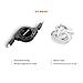 Retractable USB Type C Cable (3.3FT/1M, 2 pack) Fireor USB C to USB Male A Data Sync & Charging Cable for Samsung Note 8 S8, Samsung Galaxy S9 LG G5 G6 V30 V20, Google Pixel, Nintendo Switch