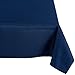 LinenTablecloth 60 x 126-Inch Rectangular Polyester Tablecloth Navy Blue