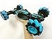 Watch Controller Air Gesture Sensing Traverse Crab Dancing Stunt Car 2.4Ghz Racing Cars Remote Control with Four-Wheel Drive for Any Terrain (Blue)