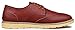 Kunsto Men's Leather Brogue Oxford Dress Shoes Lace Up US Size 11 Burgundy
