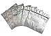 (50) 2 Quart 5 Mil Zip Seal Genuine Aluminum Foil Single Color Mylar Bags for Herb, Food and Organics Storage (10