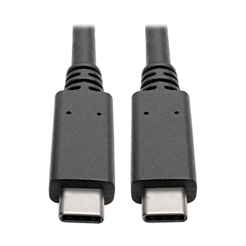 Tripp Lite Usb C Cable W/ 5A Rating 20V (100W) 10 Gbps M/M Usb 3.1 Gen 2 Usb Type C Usb-C Usb Type-C 3Ft 3 (U420-003-G2-5A)