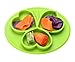 Non Slip Silicone Kids Placemats with Plate for Toddlers Babies Children Green