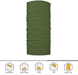 12-in-1 Headwear - Versatile Outdoors & Daily Headwear - 12 Ways to Wear including Headband, Neck Gaiter, Bandana, Helmet Liner, Balaclava. Performance Moisture Wicking Microfiber. Lab Tested UPF 30