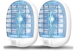 NYATNO Indoor Bug Zappers, Fly Traps for Indoors, Insect Traps for Home Mosquito Killer for Kids & Pets, Home, Kitchen, Bedroom, Baby Room, Office (2 Packs)