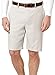 PGA TOUR Men's Expandable Flat Front Golf Short, Silver Cloud, 34