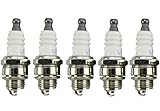 Hipa Pack of 5 Spark Plug for Stihl 017 018 021 023 025 MS170 MS180 MS210 MS230 MS250 Chainsaw