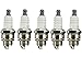 Hipa Pack of 5 Spark Plug for Stihl 017 018 021 023 025 MS170 MS180 MS210 MS230 MS250 Chainsaw primary