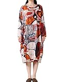 Minibee Women's Fashion Random Print Clothing With Pockets