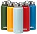 MIRA 40 oz Stainless Steel Vacuum Insulated Wide Mouth Water Bottle | Thermos Keeps Cold for 24 hours, Hot for 12 hours | Double Walled Powder Coated Travel Flask | Pearl Blue