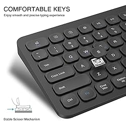 PINKCAT Multi-Device Bluetooth Keyboard, Wireless