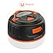 TOMONS 196lm Ultra Bright LED Camping Lantern, IP65 Waterproof Outdoor Lights, Tent Lamp with Rechargable 5200mAh Battery Power Bank for Camping, Hiking, Fishing and Emergencies-Orange