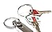 Mehr Premium Leather Valet Key Chain - Detachable Keychain - 2 Key Rings (Blue)