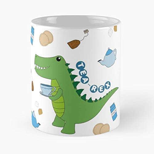 Tea T Rex Dinosaur Teapot Gift The Office 11 Ounces Funny