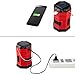 TANSOREN 4 Pack Solar USB Rechargeable or 3 AA Power Supply LED Camping Lantern Flashlight with DC Charging Line and S , Survival Light for Camping, Hiking, Reading, Hurricane, Power Outage
