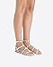 MERUMOTE Women's Rivets Studs Strap Flats Summer Daily Buckle Flat Sandals