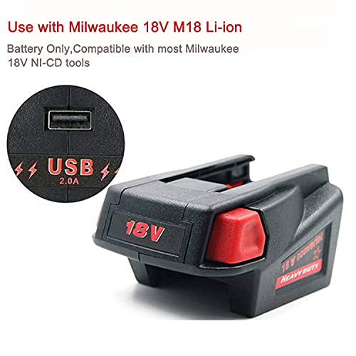 for Milwaukee M18 Battery Adapter to Milwaukee V18 48111830 4811