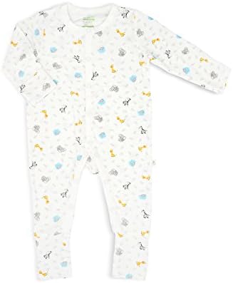 Simply Life Baby Animals Sleepsuit - Folded Mittens &amp; Footie - Gentle On Skin - 9-12 MTHS