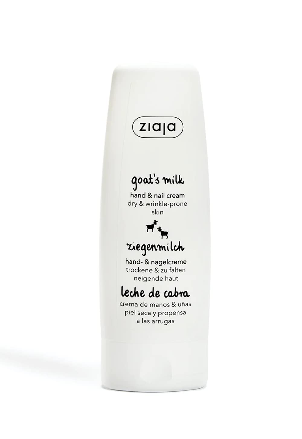 Ziaja Goat's Milk Hand Cream 80 ml - Deep Hydration & Skin Repair for Dry, Sensitive Hands