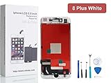 Compatible with iPhone 8 Plus Screen Replacement For Lcd Touch Screen Digitizer Frame Assembly Set with 3D Touch Tool Set Included 5.5 Inch (Black)