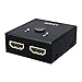 AUKEY HDMI Switch 2x1, Supports 4K and 3D with Metal Casing, No Power Adapter Required for Nintendo Switch, Xbox One, Roku 3, Apple TV 4 and More