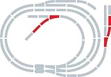 Hornby R8226 OO Gauge Track Extension Pack F Includes Straights Curves Points view 2