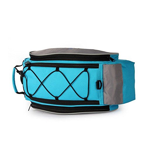 Meanhoo Bicycle Handlebar Rear Seat Trunk Bag Handbag Pannier Bicycle Pack Accessories Outdoor Activity - Blue