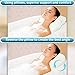 Bath Pillows,4D Air Mesh Spa Bathtub Pillow for Neck Head and Back Support,Shengsite bath pillows for Tub Mold and Mildew Resistance,7 Suction Cups Slip-resistant