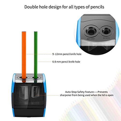 Smartro Pencil Sharpener for Classrooms Teachers Kids Students